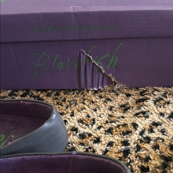 NEW in Box Blowfish Malibu Dark Gray Ballet Flats with Decorative Bow si… - Picture 7 of 8